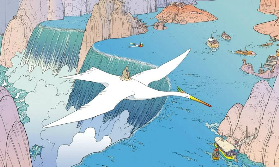 Jean Giraud (Mœbius), illustration from the Edena cycle