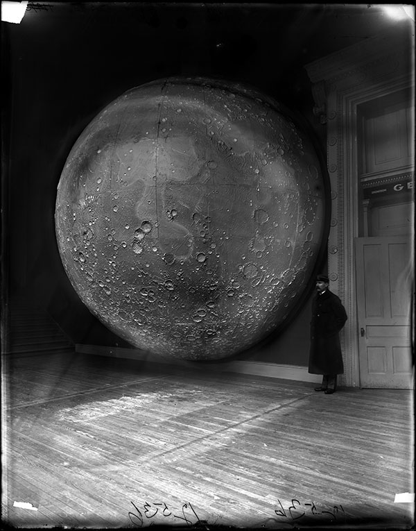 Scientific Moon model prepared by Johann Friedrich Julius Schmidt and Thomas Dickert, Germany, 1898